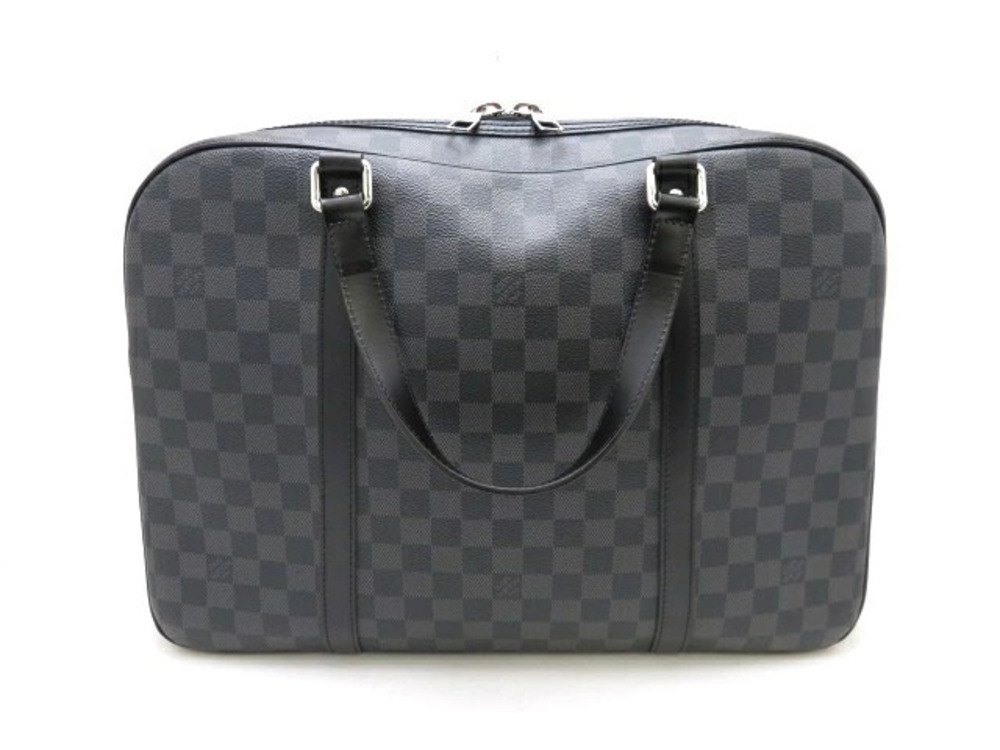 LOUIS VUITTON Business Bag Yorn Damier Graphite Black